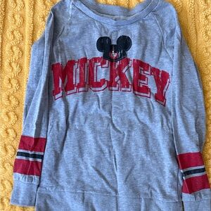Disney Long Sleeve Mickey Mouse Sweatshirt